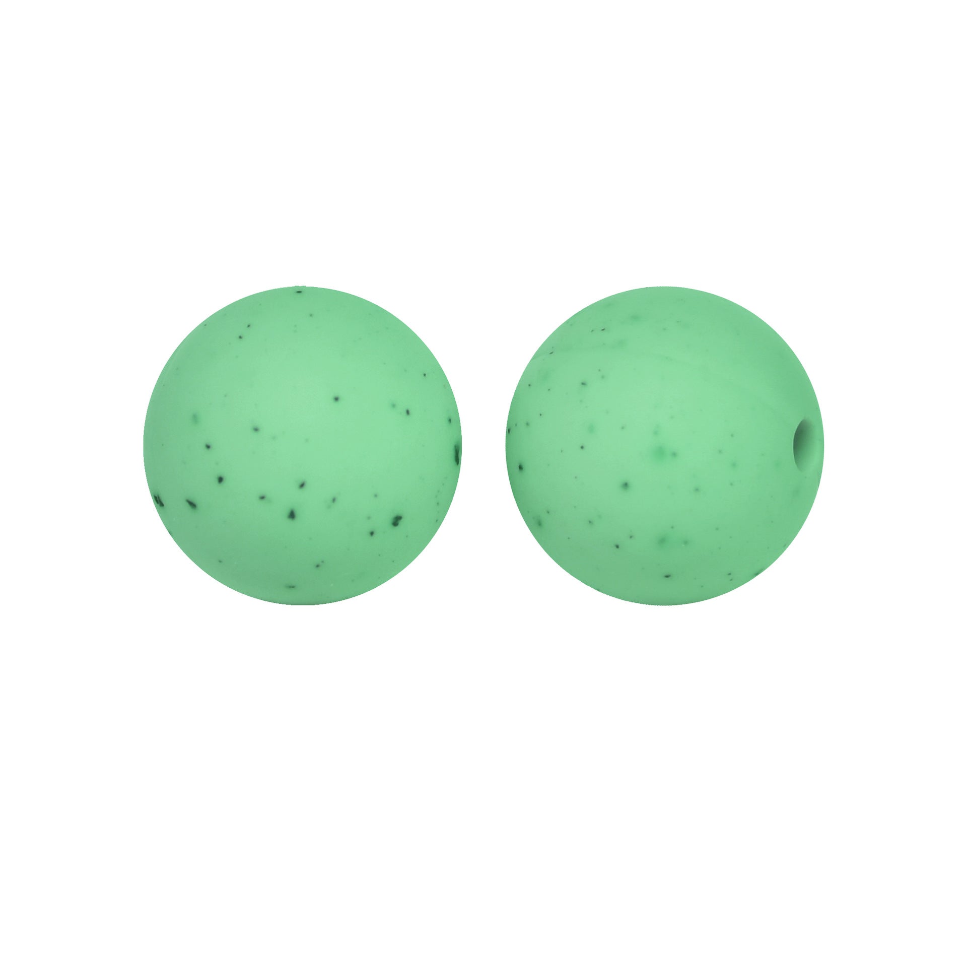 Wholesale 50pcs/pack Imitation Metal Style Speckle Silicone Beads